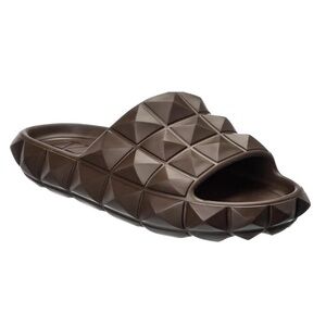 Valentino Garavani Rubber sandals in chocolate